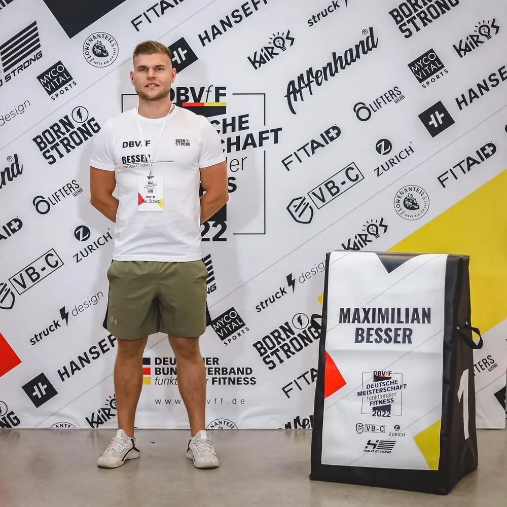 Max Besser bei der Deutschen Meisterschaft funktionaler Fitness 2022